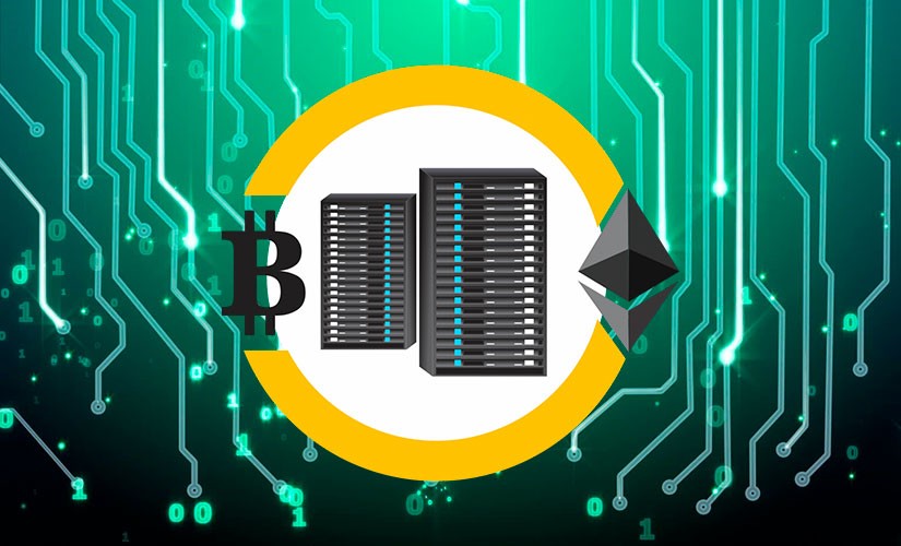 Immersion and air cooling of mining asics