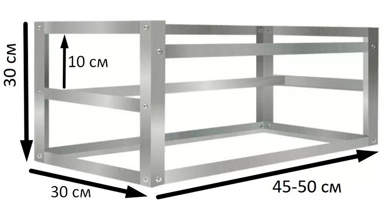 How to make a frame for a mining farm with your own hands