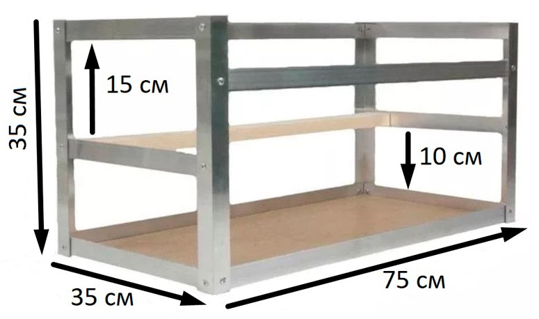 How to make a frame for a mining farm with your own hands