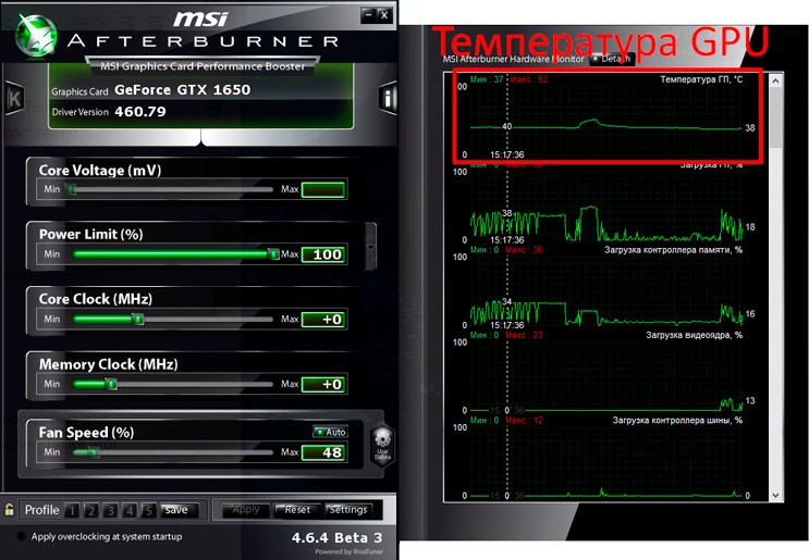 What is the normal temperature of a video card when mining