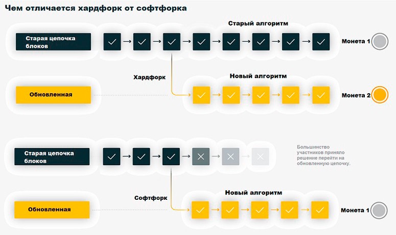 When Bitcoin split into two cryptocurrencies