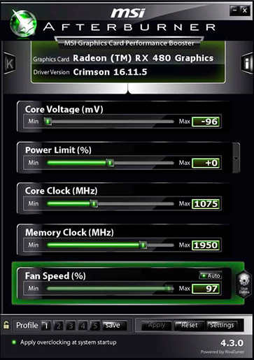 Setting up a video card for mining