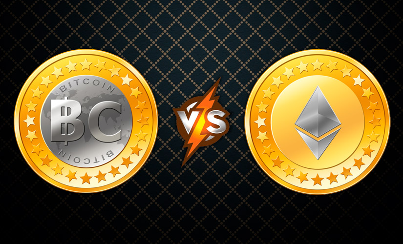 Difference between Bitcoin (BTC) and Ethereum (ETH)